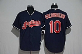 Cleveland Indians #10 Edwin Encarnacion Navy Blue New Cool Base Stitched Jersey,baseball caps,new era cap wholesale,wholesale hats